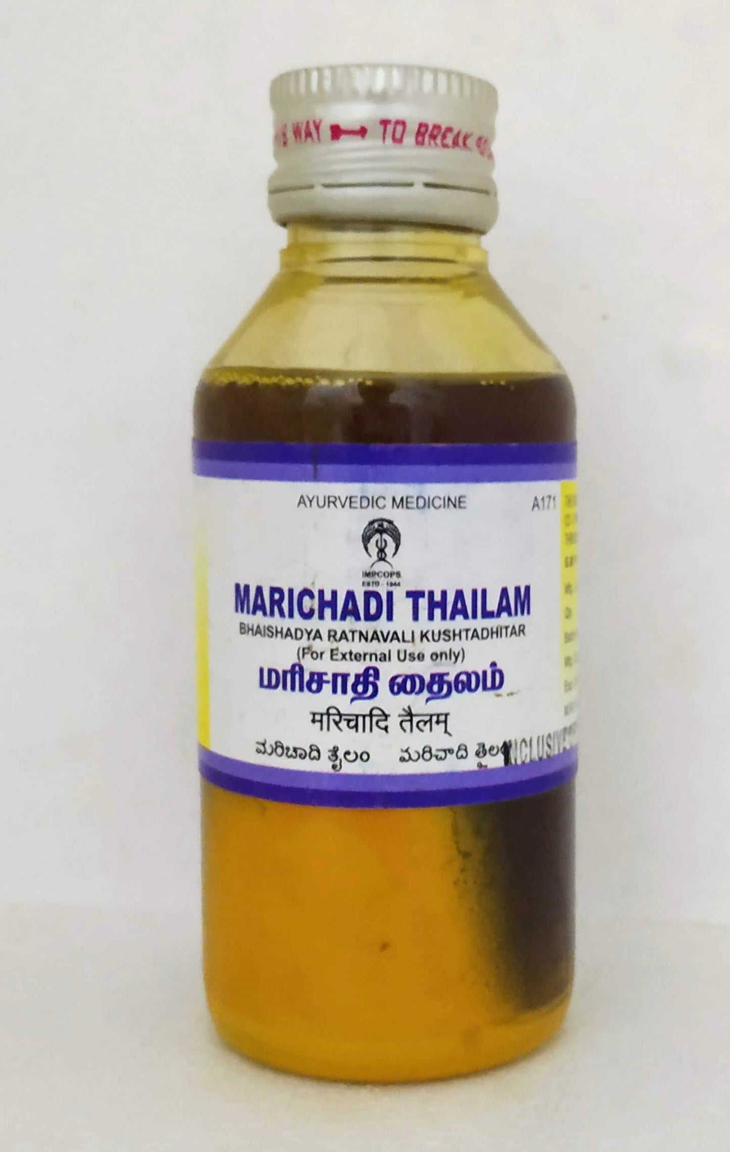 shop marichadi thailam 100ml at price 169.00 from impcops online - ayush care