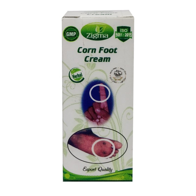 shop zigma cornfoot cream 500mg at price 75.00 from zigma online - ayush care