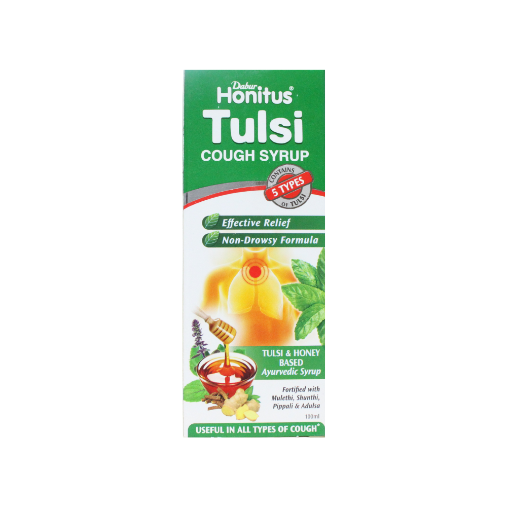 dabur honitus tulsi cough syrup 100ml