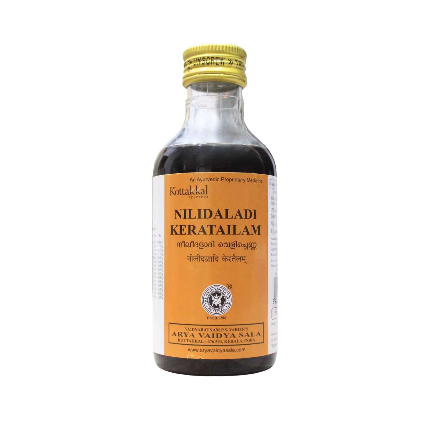 nilidaladi kera thailam 200ml