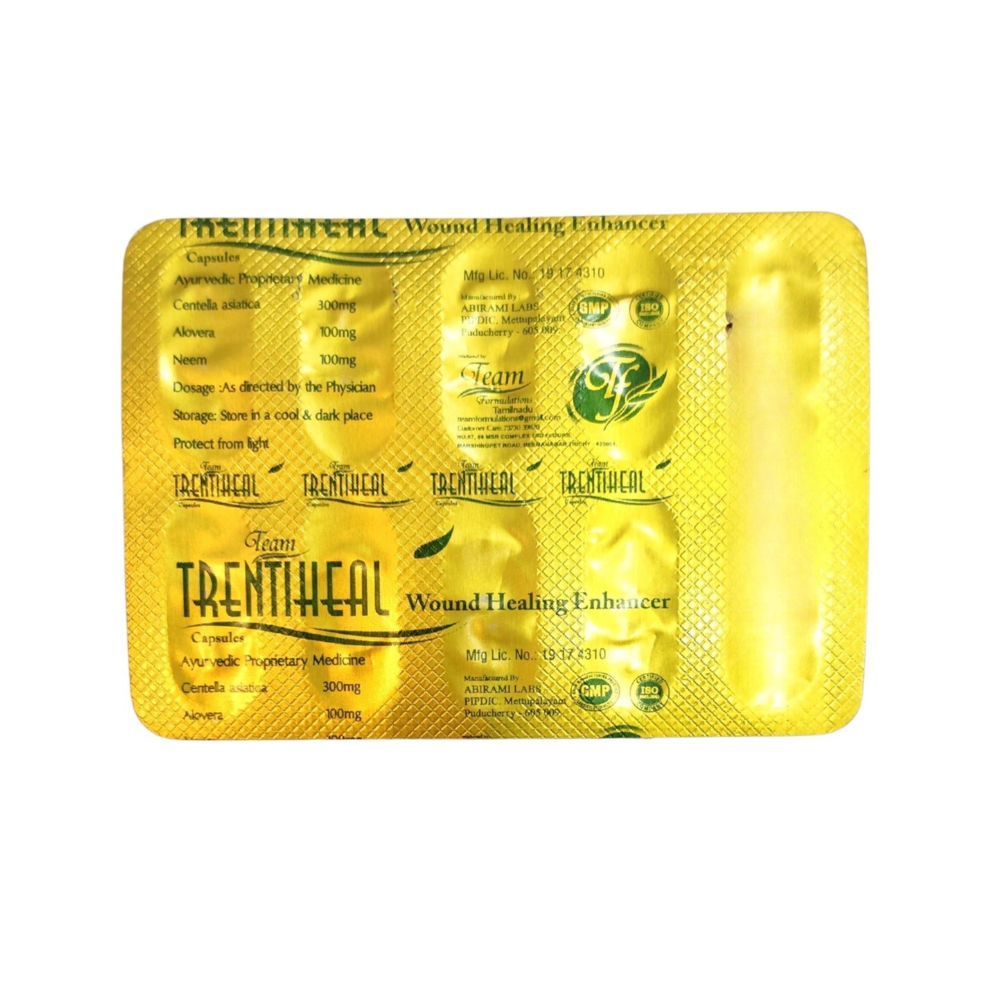 trentiheal capsules - 10 capsules