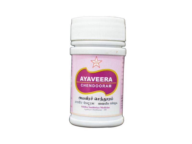 Shop SKM Ayaveera Chendooram 10gm at price 360.00 from SKM Online - Ayush Care