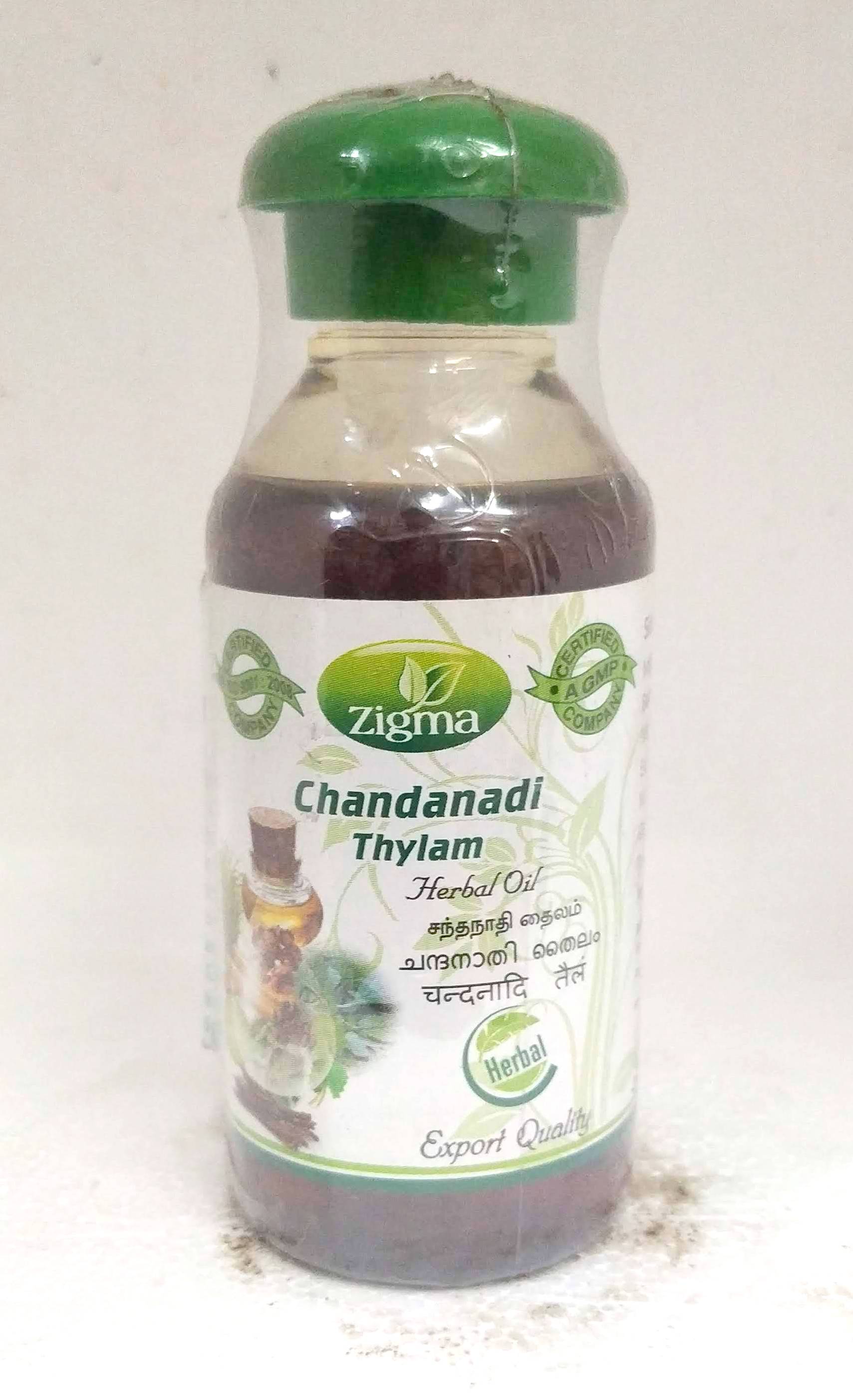 Shop Zigma Chandanadhi Thailam 100ml at price 120.00 from Zigma Online - Ayush Care