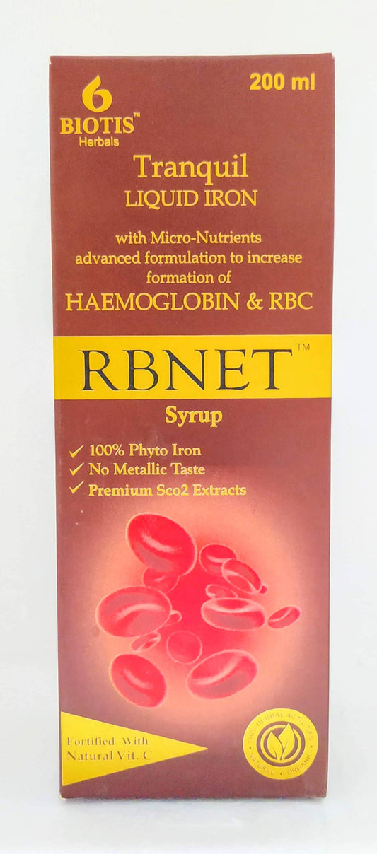 Shop Rbnet Syrup 200ml at price 162.00 from Biotis Online - Ayush Care