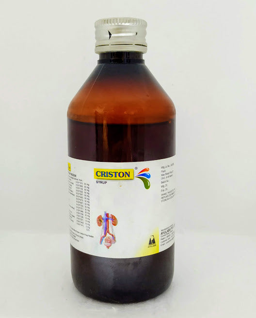 shop criston syrup 200ml at price 110.00 from ayulabs online - ayush care