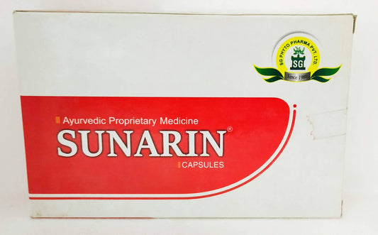 Shop Sunarin Capsules - 30Capsules at price 113.00 from SG Phyto Online - Ayush Care