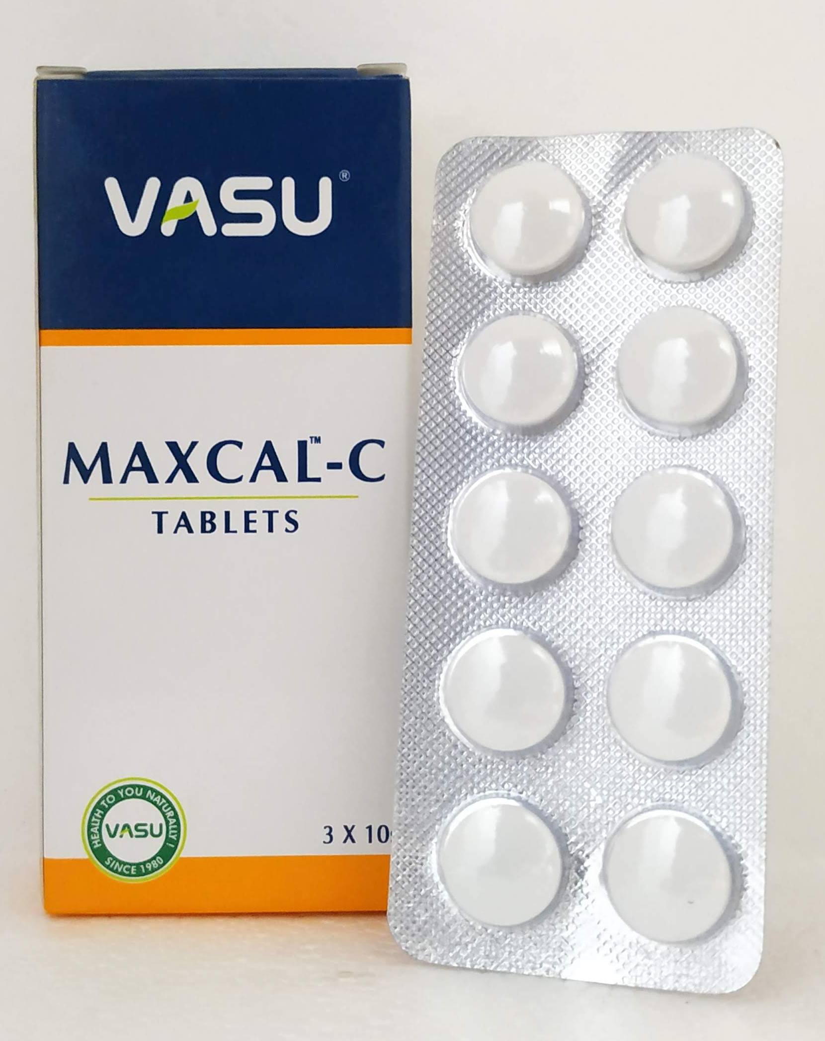Shop Maxcal-C Tablets - 10Tablets at price 40.00 from Vasu herbals Online - Ayush Care