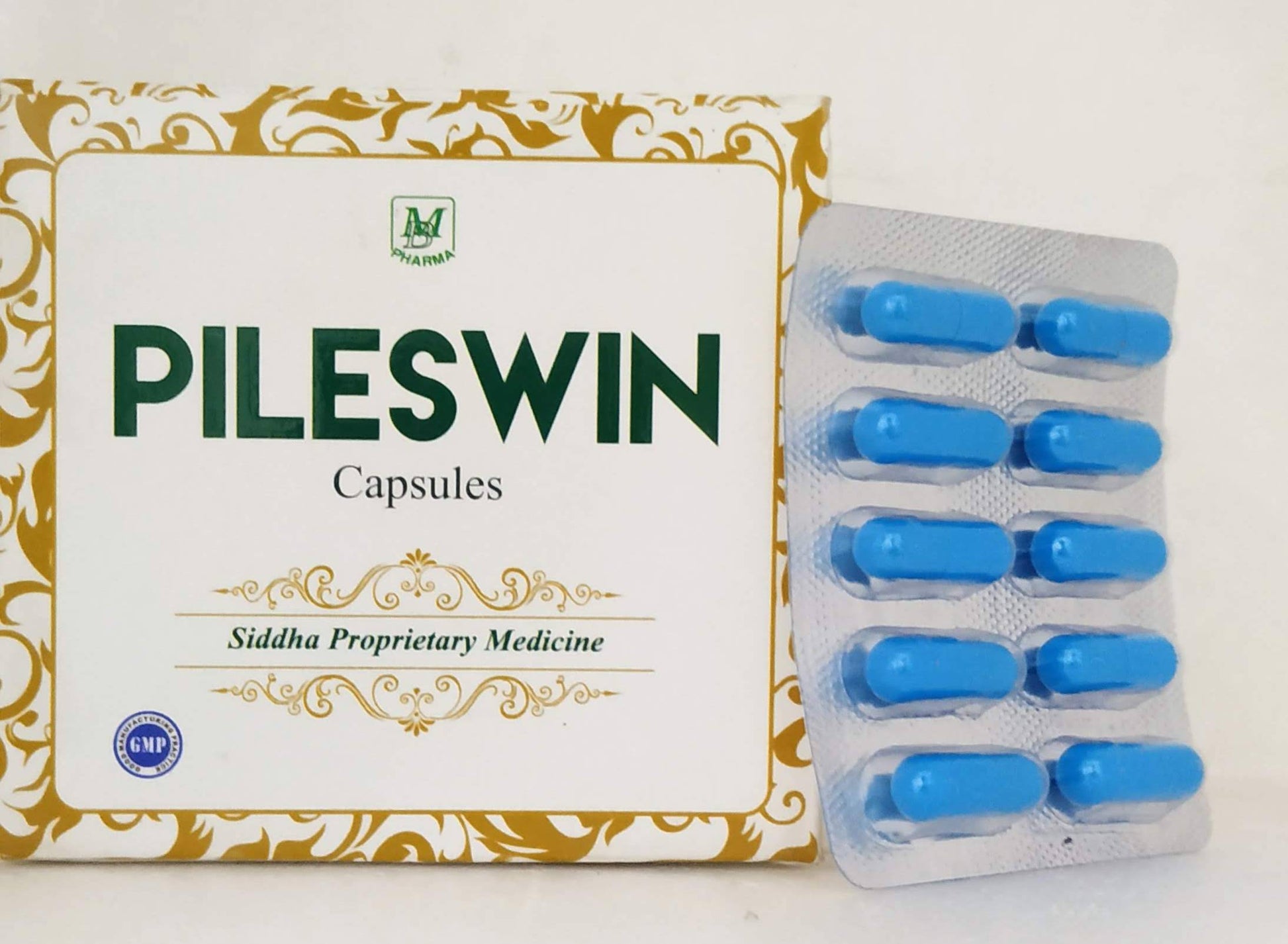 Shop Pileswin Capsules - 10Capsules at price 127.00 from MB Pharma Online - Ayush Care