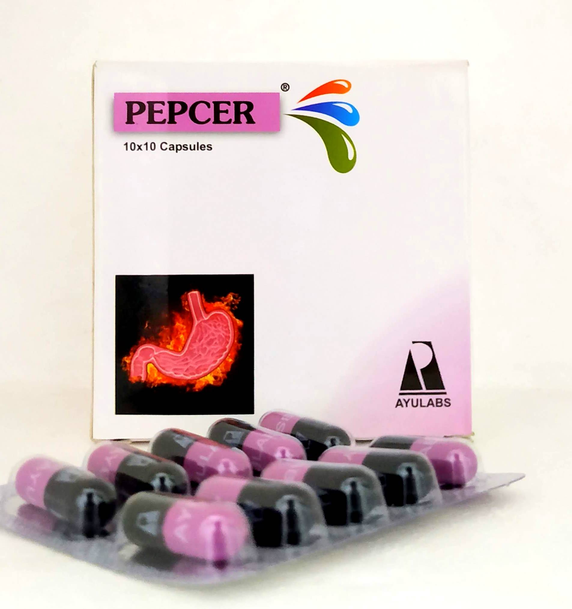 Shop Pepcer Capsules - 10Capsules at price 40.00 from Ayulabs Online - Ayush Care