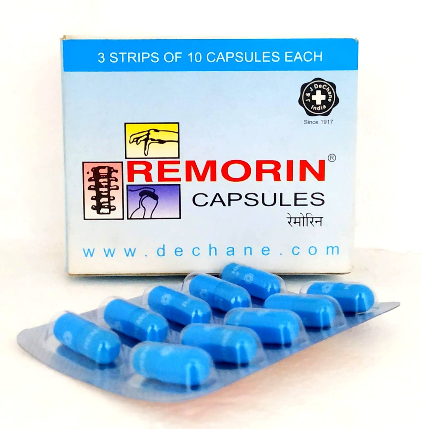 shop remorin capsules - 10 capsules at price 50.00 from jj dechane online - ayush care
