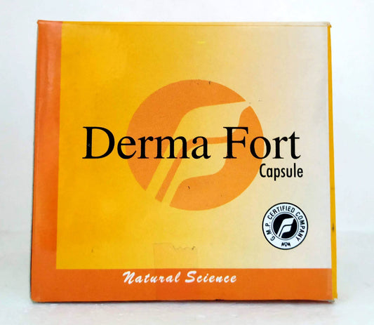 Shop Dermafort Capsules - 10Capsules at price 40.00 from Fort Herbal Drugs Online - Ayush Care