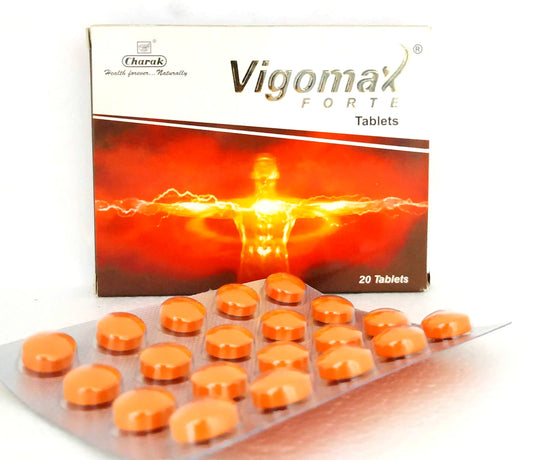 Shop Vigomax Forte - 20Tablets at price 215.00 from Charak Online - Ayush Care