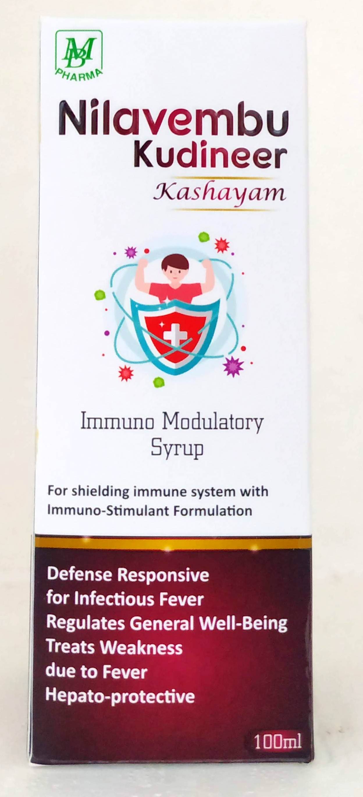 Shop Nilavembu Kudineer Kashayam 100ml at price 95.00 from MB Pharma Online - Ayush Care