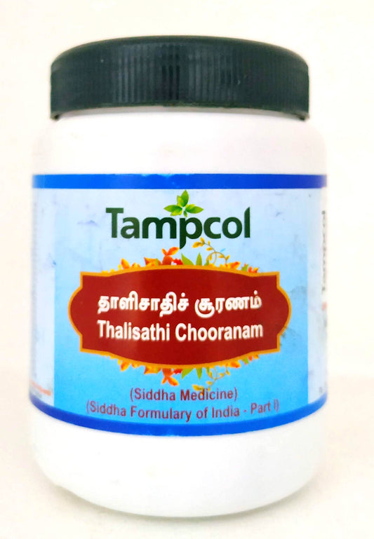 Shop Thaleesadi Chooranam 100gm at price 76.50 from Tampcol Online - Ayush Care