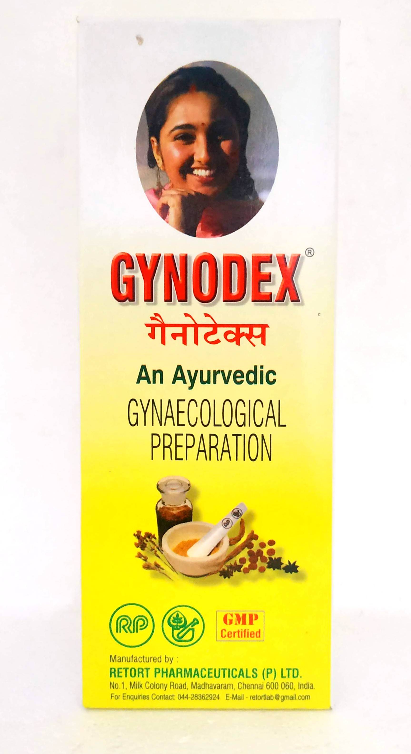 Shop Gynodex Syrup 200ml at price 148.50 from Retort Pharma Online - Ayush Care
