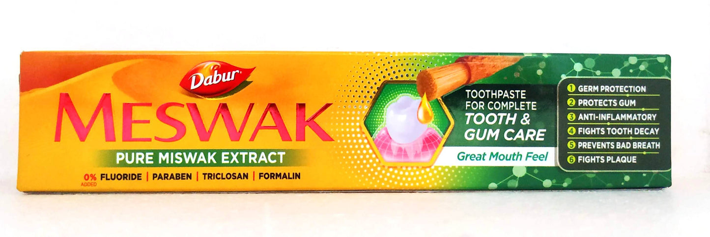 shop dabur meswak toothpaste 100gm at price 52.00 from dabur online - ayush care