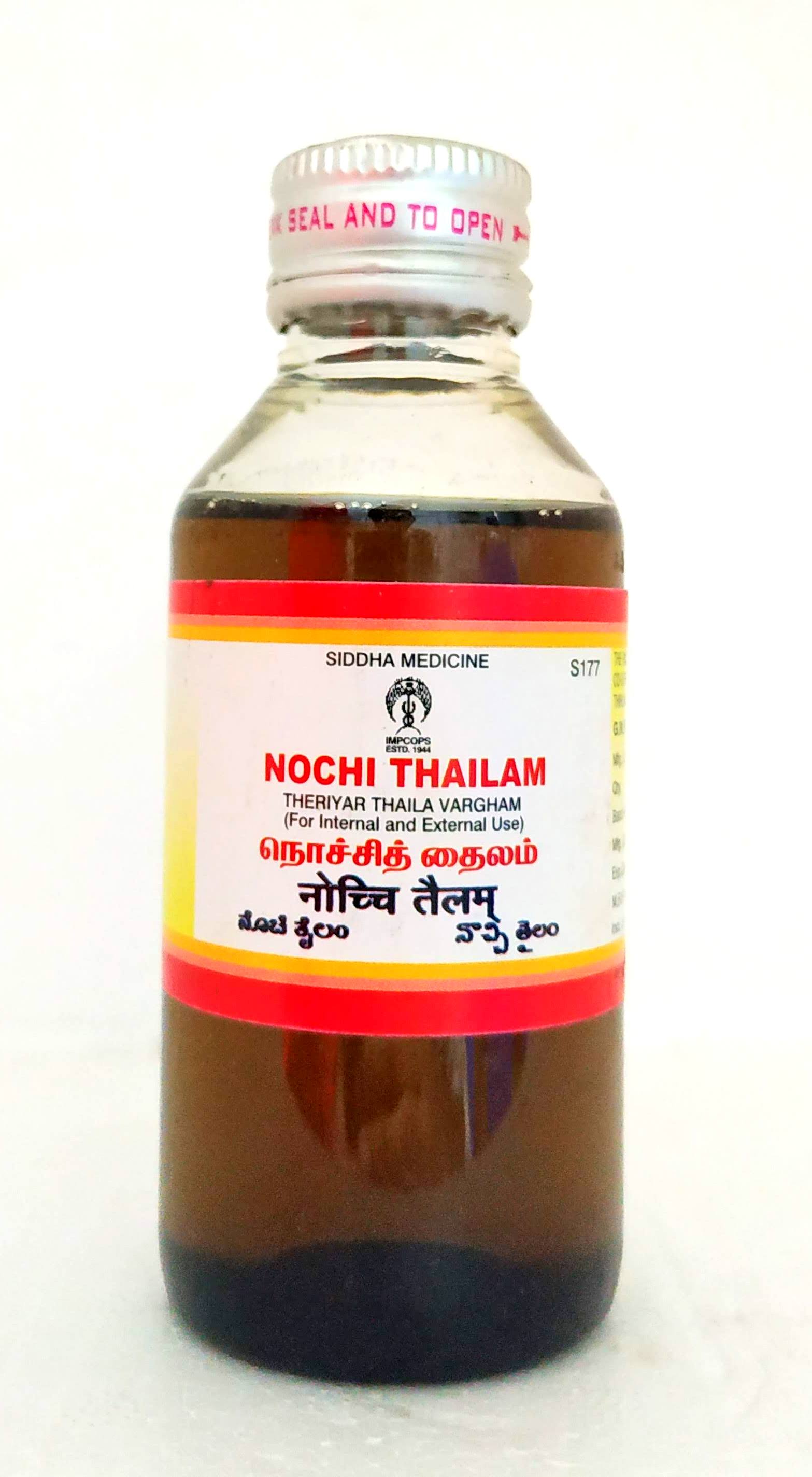 Shop Nochi thailam 100ml at price 113.00 from Impcops Online - Ayush Care
