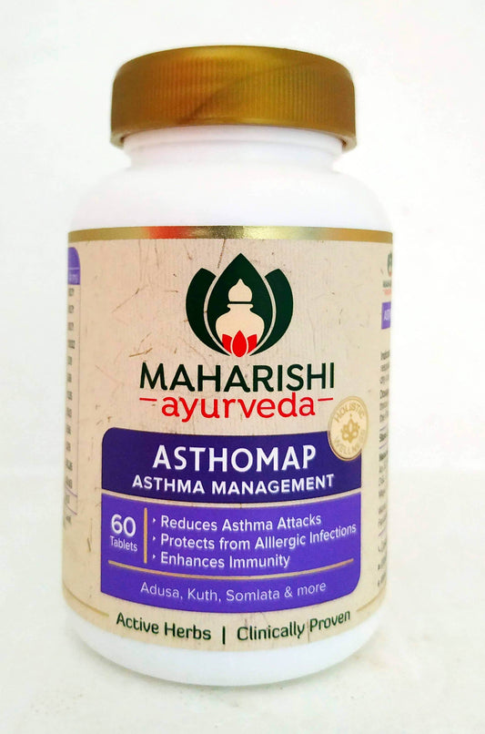 Shop Asthomap Tablets - 60Tablets at price 165.00 from Maharishi Ayurveda Online - Ayush Care