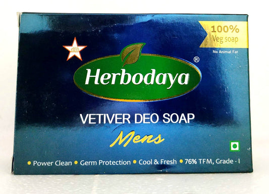 Shop Herbodaya Vettiver Deo Soap 75gm at price 36.00 from Herbodaya Online - Ayush Care