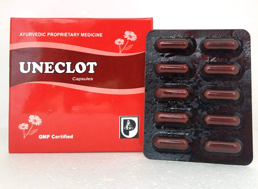 Shop Uneclot capsules - 10capsules at price 53.40 from Union Pharma Online - Ayush Care