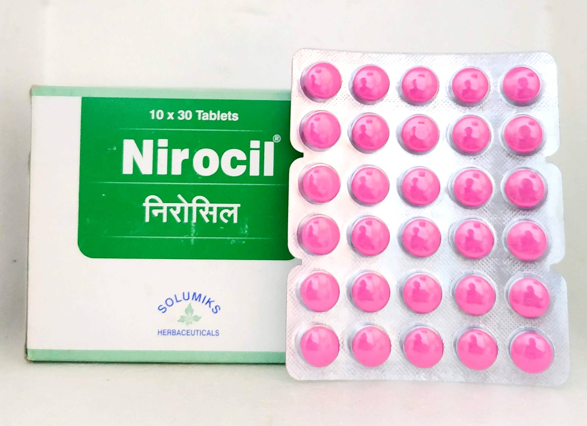 Shop Nirocil Tablets - 30Tablets at price 165.00 from Solumiks Online - Ayush Care