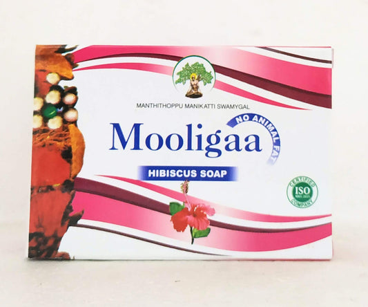 Shop Mooliga hibiscus soap 100gm at price 38.00 from Manthithoppu Online - Ayush Care