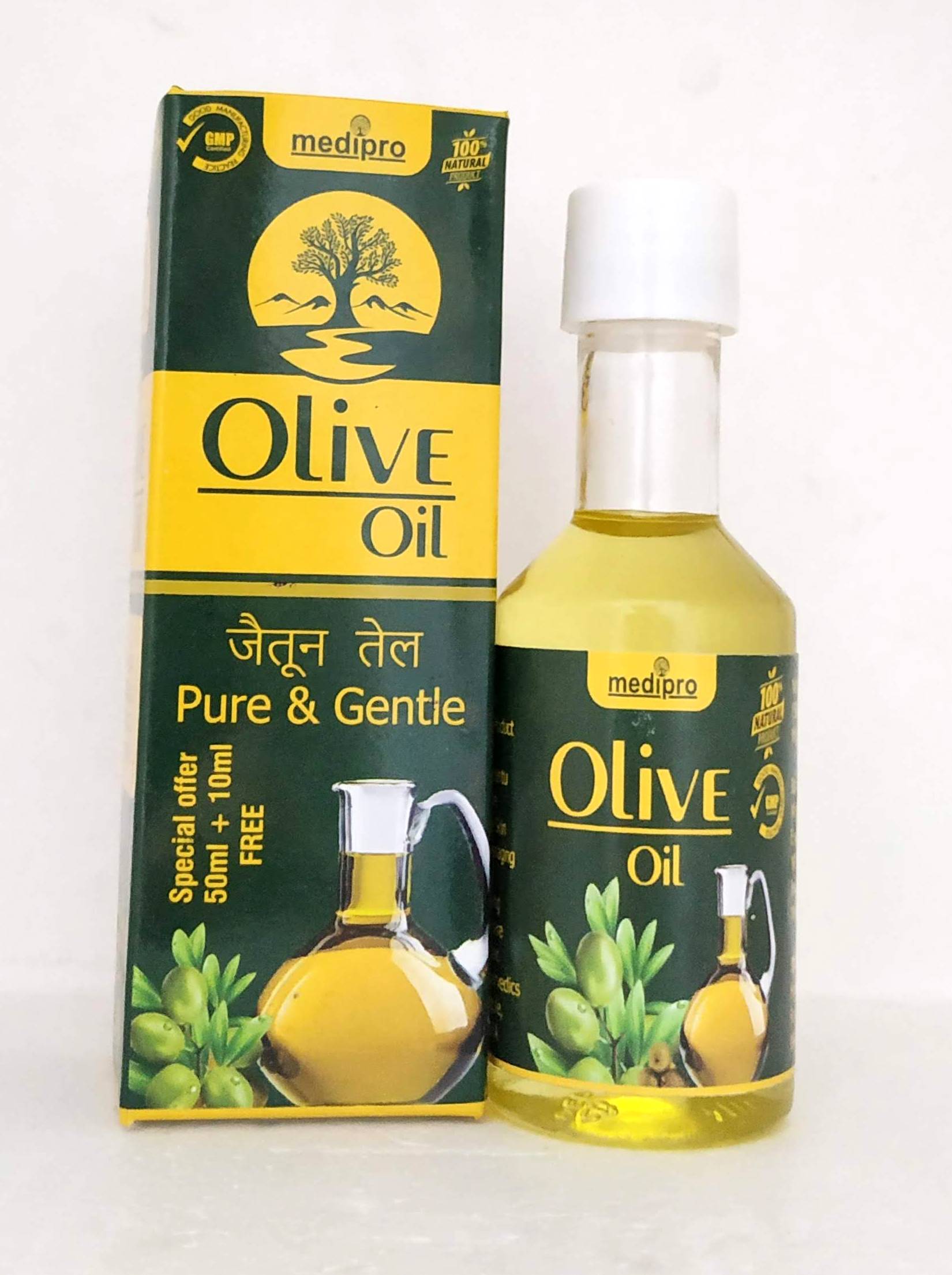 Shop Olive oil 60ml at price 72.00 from Medipro Online - Ayush Care