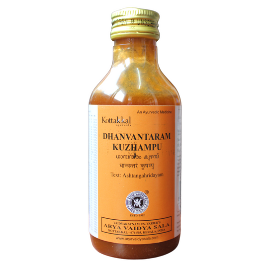 Shop Kottakkal Dhanwantaram Kuzhambu 200ml at price 160.00 from Kottakkal Online - Ayush Care