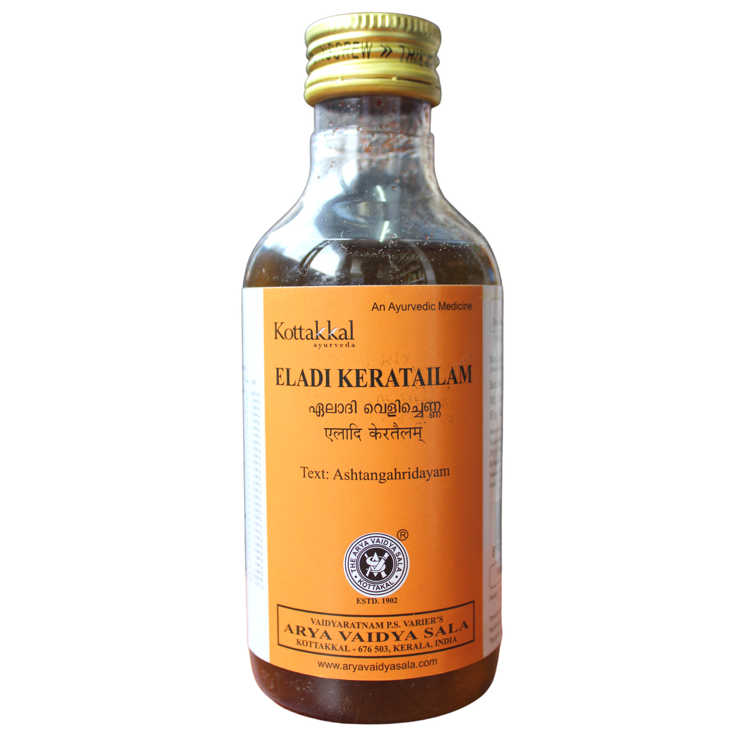 shop kottakkal eladi kera thailam 200ml at price 190.00 from kottakkal online - ayush care