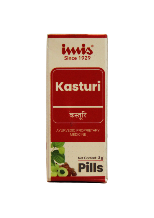 Shop Kasthuri Pills 3gm at price 58.00 from Imis Ayurveda Online - Ayush Care