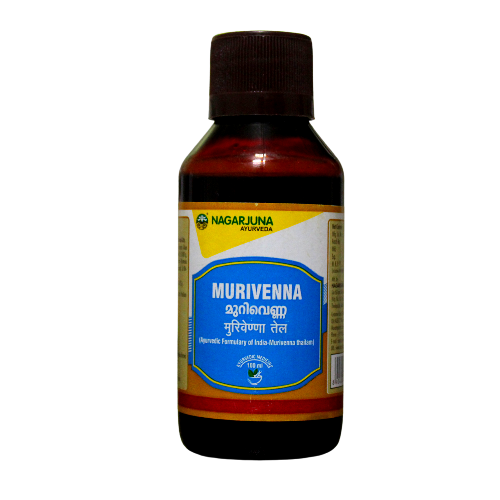 Shop Nagarjuna Murivenna 100ml at price 95.00 from Nagarjuna Online - Ayush Care