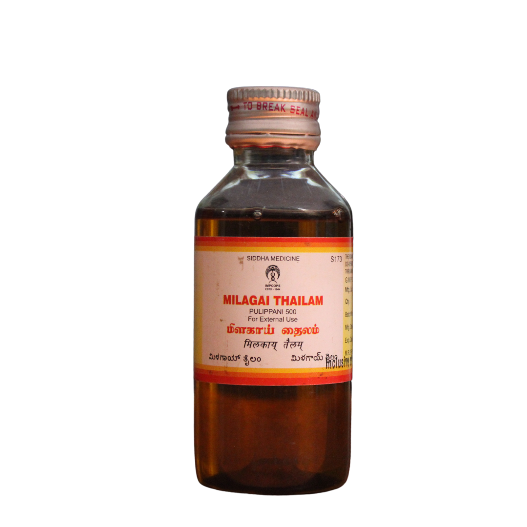 Shop Impcops Milagai Thailam 100ml at price 129.00 from Impcops Online - Ayush Care